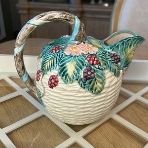 The Haldon Group Blackberry Basket Weave Pitcher